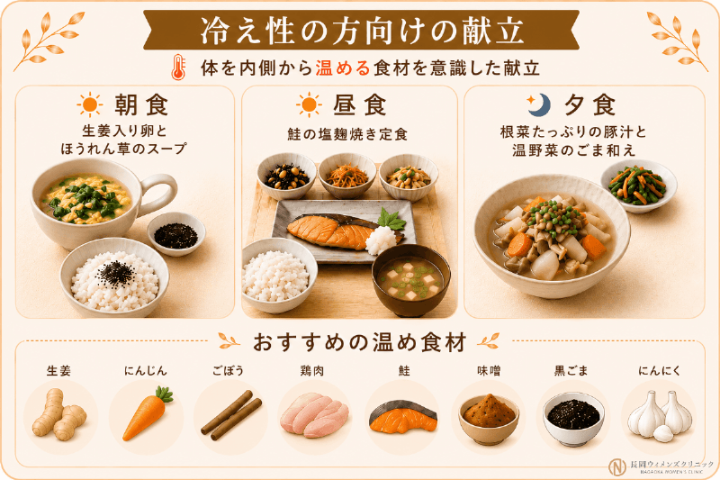 冷え性の方向けの献立